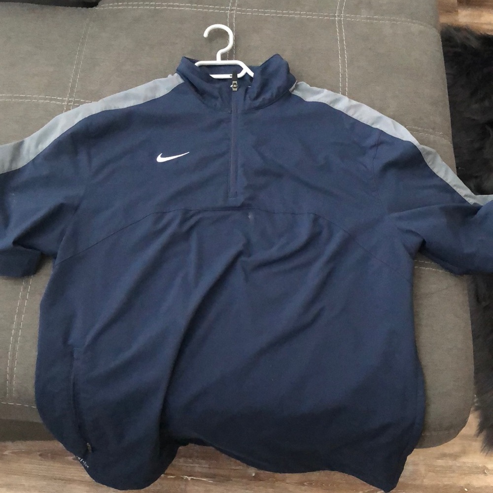 Nike quarter zip wind jacket